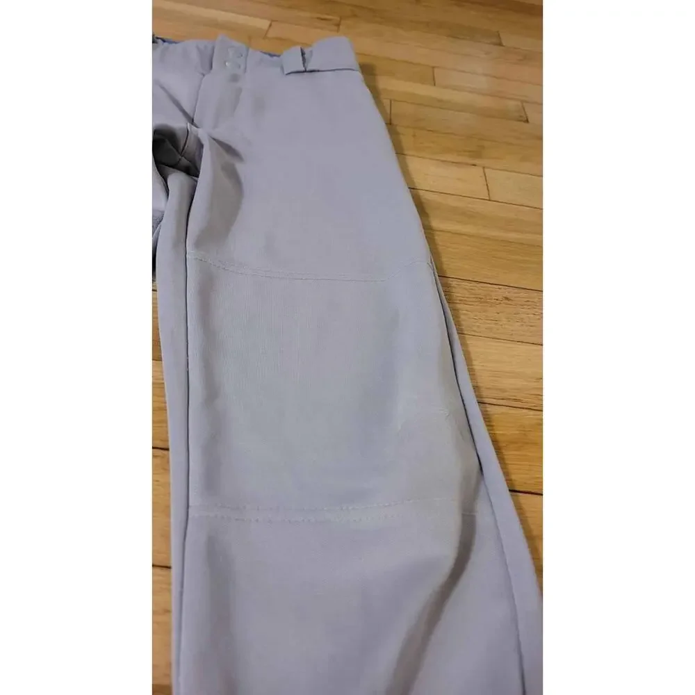 Baseball Pants‎ Elastic Bottom Softball CP Clutch Youth Large Gray Game Practice